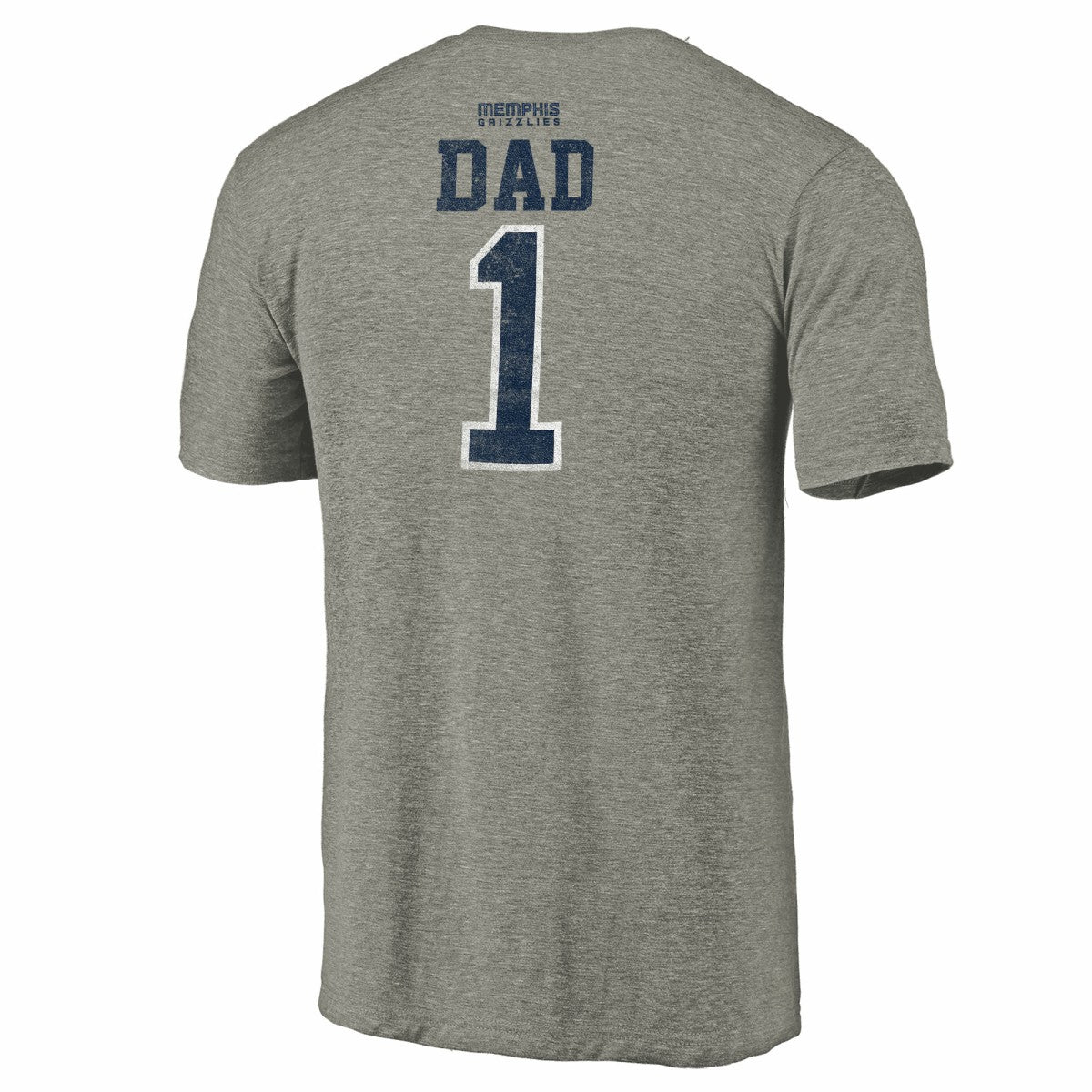 Memphis Grizzlies Greatest Dad Tri-Blend T-Shirt Gray - NBA
