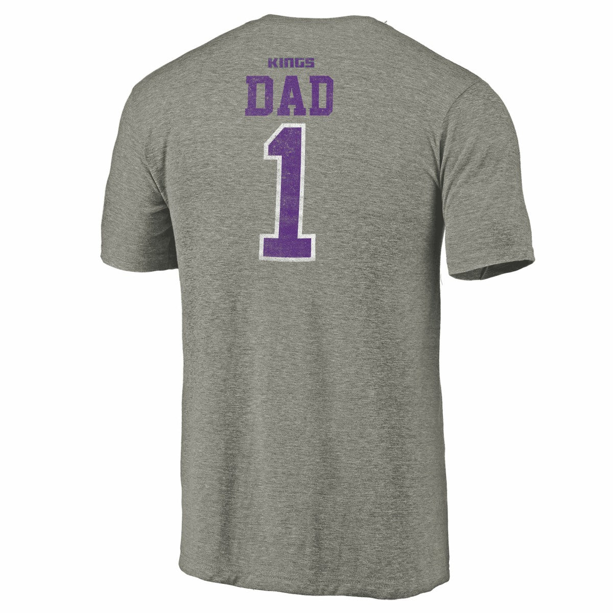 Sacramento Kings Greatest Dad Tri-Blend T-Shirt Gray - NBA