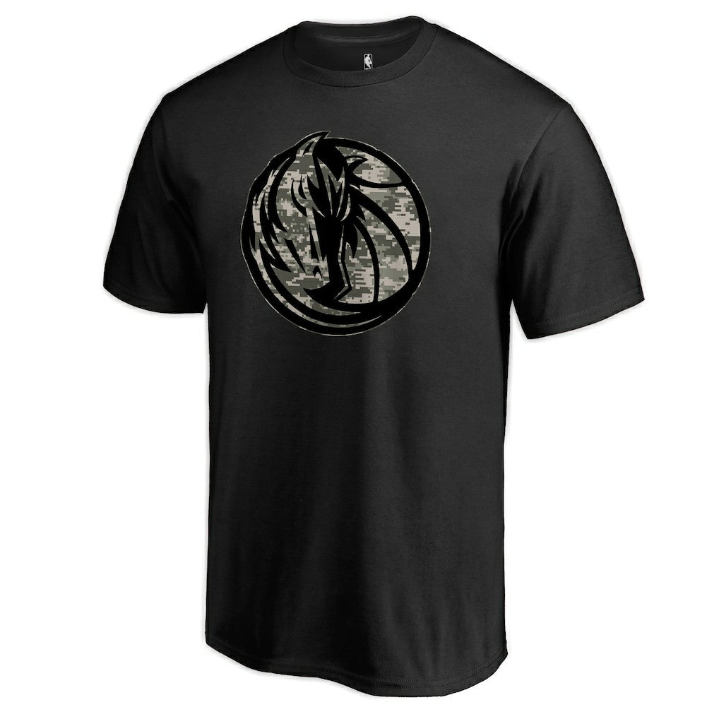 Dallas Mavericks Cloak Camo T-Shirt Black - NBA