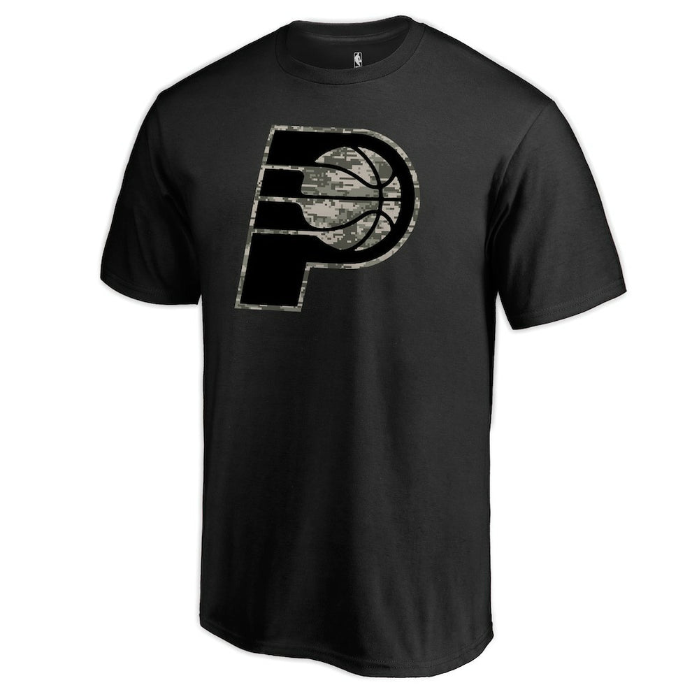 Indiana Pacers Cloak Camo T-Shirt Black - NBA