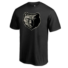 Memphis Grizzlies Camo Collection Cloak T-Shirt Black - NBA