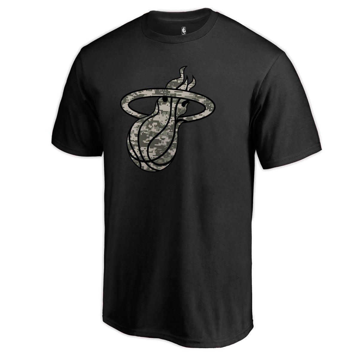 Miami Heat Cloak Camo T-Shirt Black - NBA