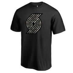 Portland Trail Blazers Cloak Camo T-Shirt Black - NBA
