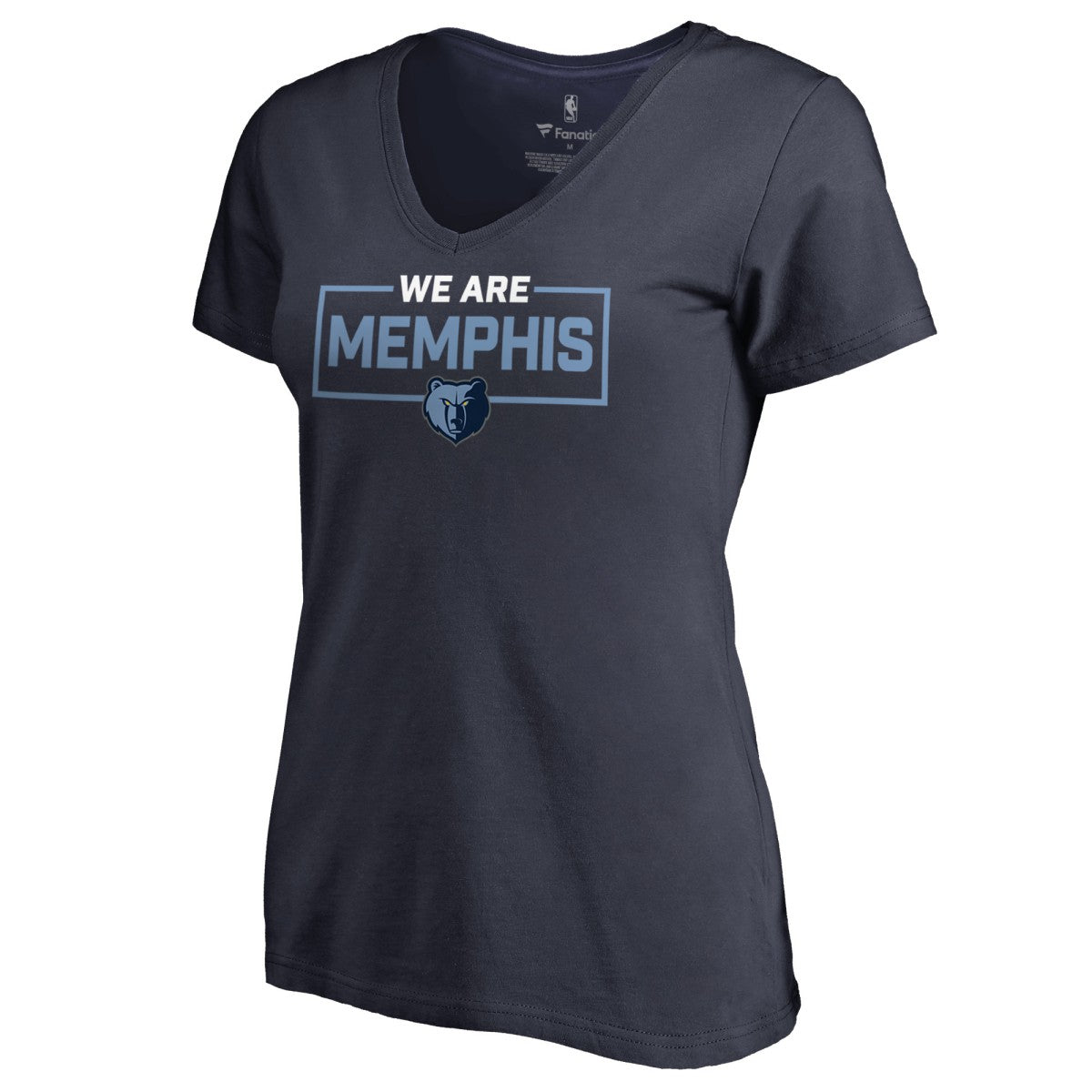 Memphis Grizzlies Women's We Are Iconic Collection V-Neck T-Shirt Navy - NBA