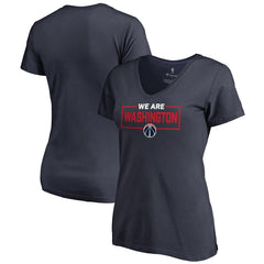 Washington Wizards Women's We Are Iconic Collection V-Neck T-Shirt Navy - NBA