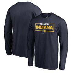 Indiana Pacers We Are Iconic Collection Long Sleeve T-Shirt Navy - NBA
