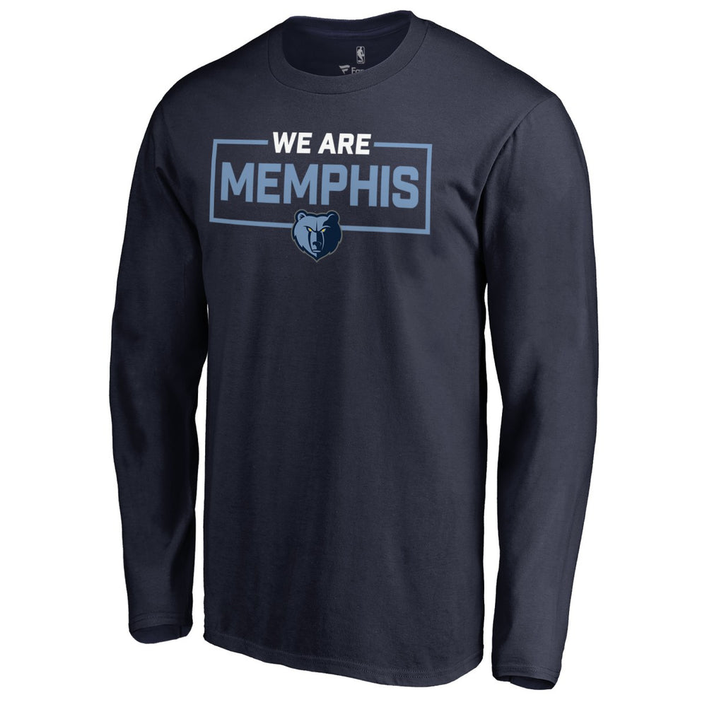 Memphis Grizzlies We Are Iconic Collection Long Sleeve T-Shirt Navy - NBA