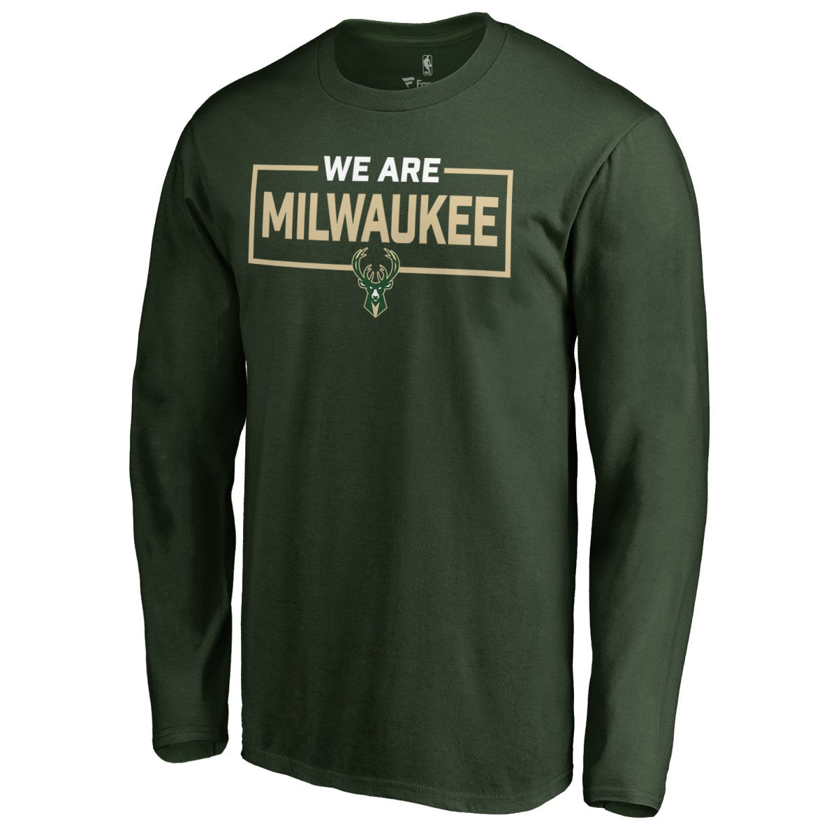 Milwaukee Bucks We Are Iconic Collection Long Sleeve T-Shirt Green - NBA