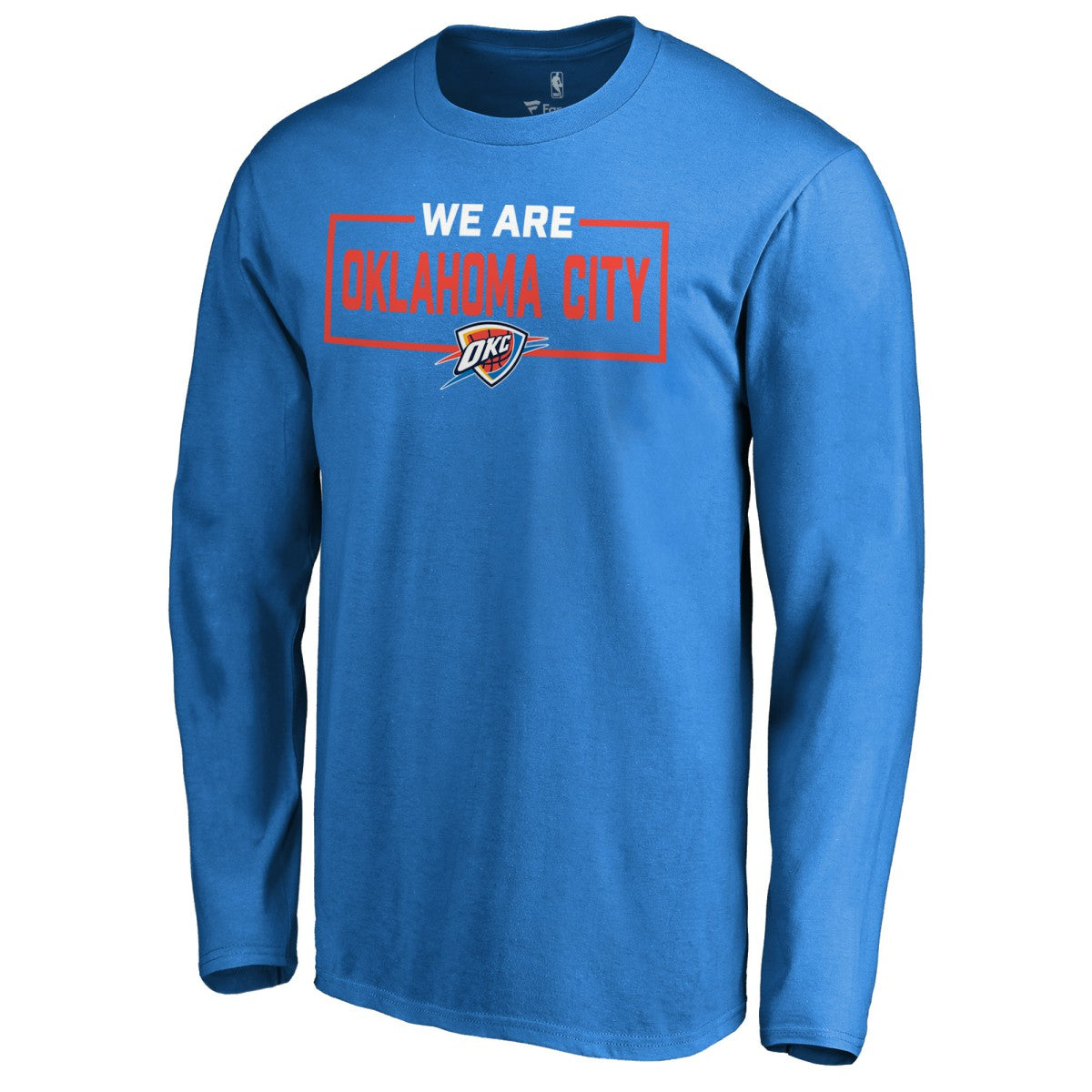 Oklahoma City Thunder We Are Iconic Collection Long Sleeve T-Shirt Blue - NBA