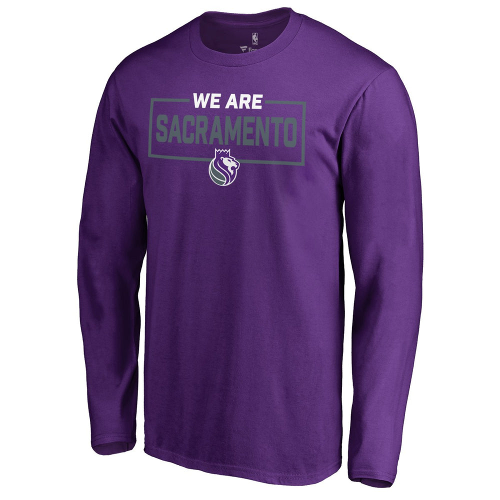 Sacramento Kings We Are Iconic Collection Long Sleeve T-Shirt Purple - NBA