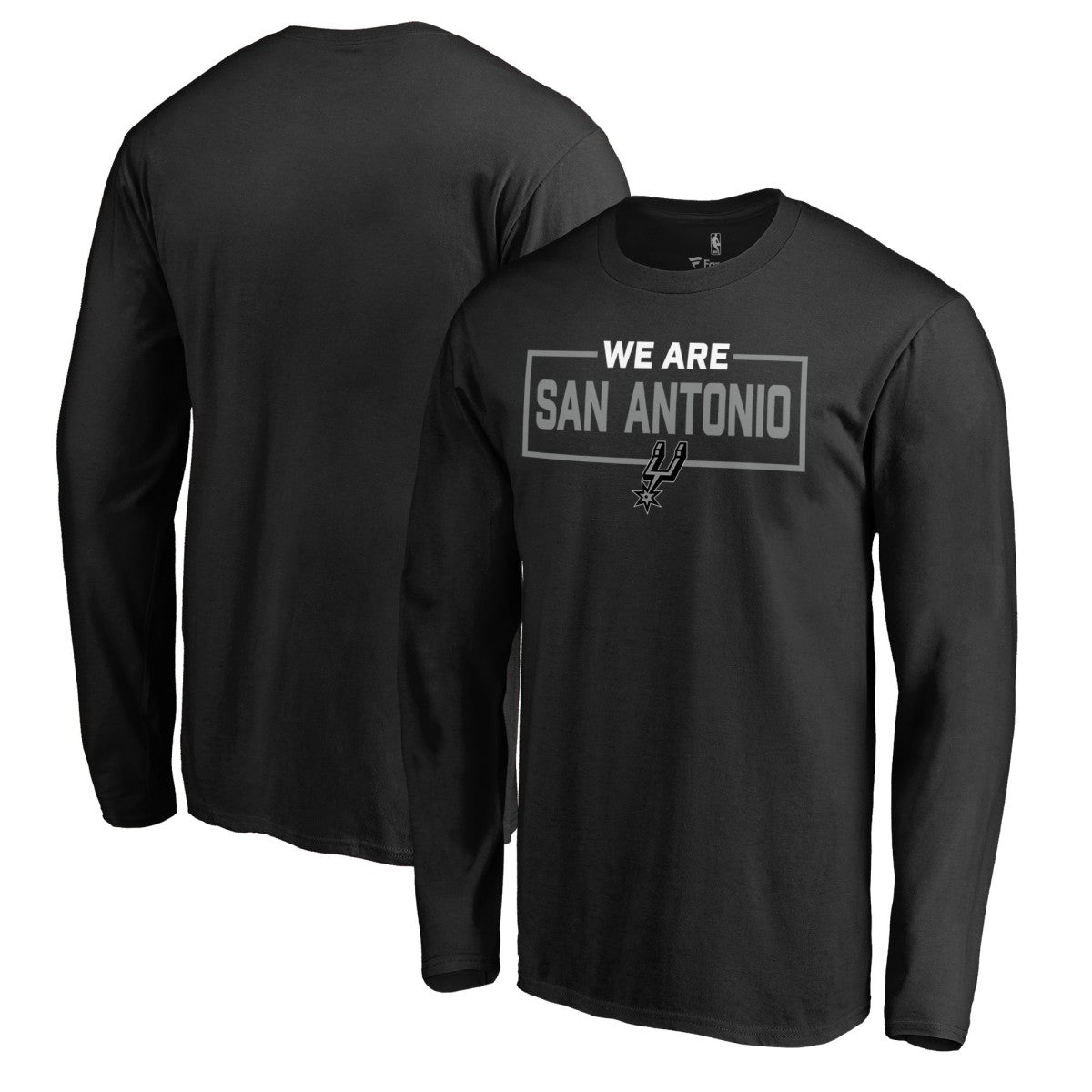 San Antonio Spurs We Are Iconic Collection Long Sleeve T-Shirt Black - NBA
