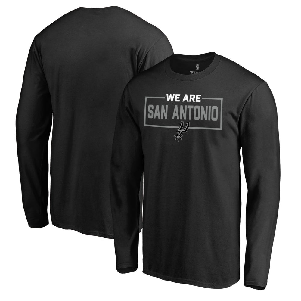 San Antonio Spurs We Are Iconic Collection Long Sleeve T-Shirt Black - NBA