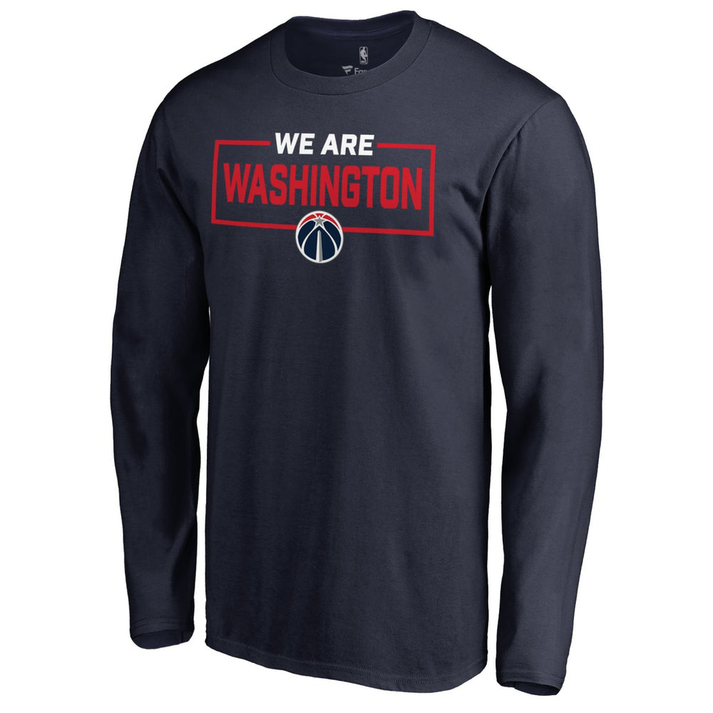 Washington Wizards We Are Iconic Collection Long Sleeve T-Shirt Navy - NBA