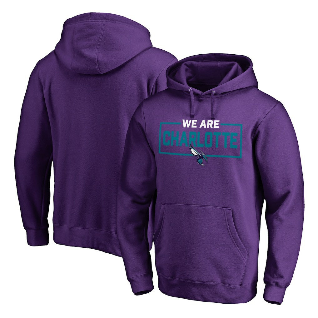 Charlotte Hornets We Are Iconic Collection Pullover Hoodie Purple - NBA