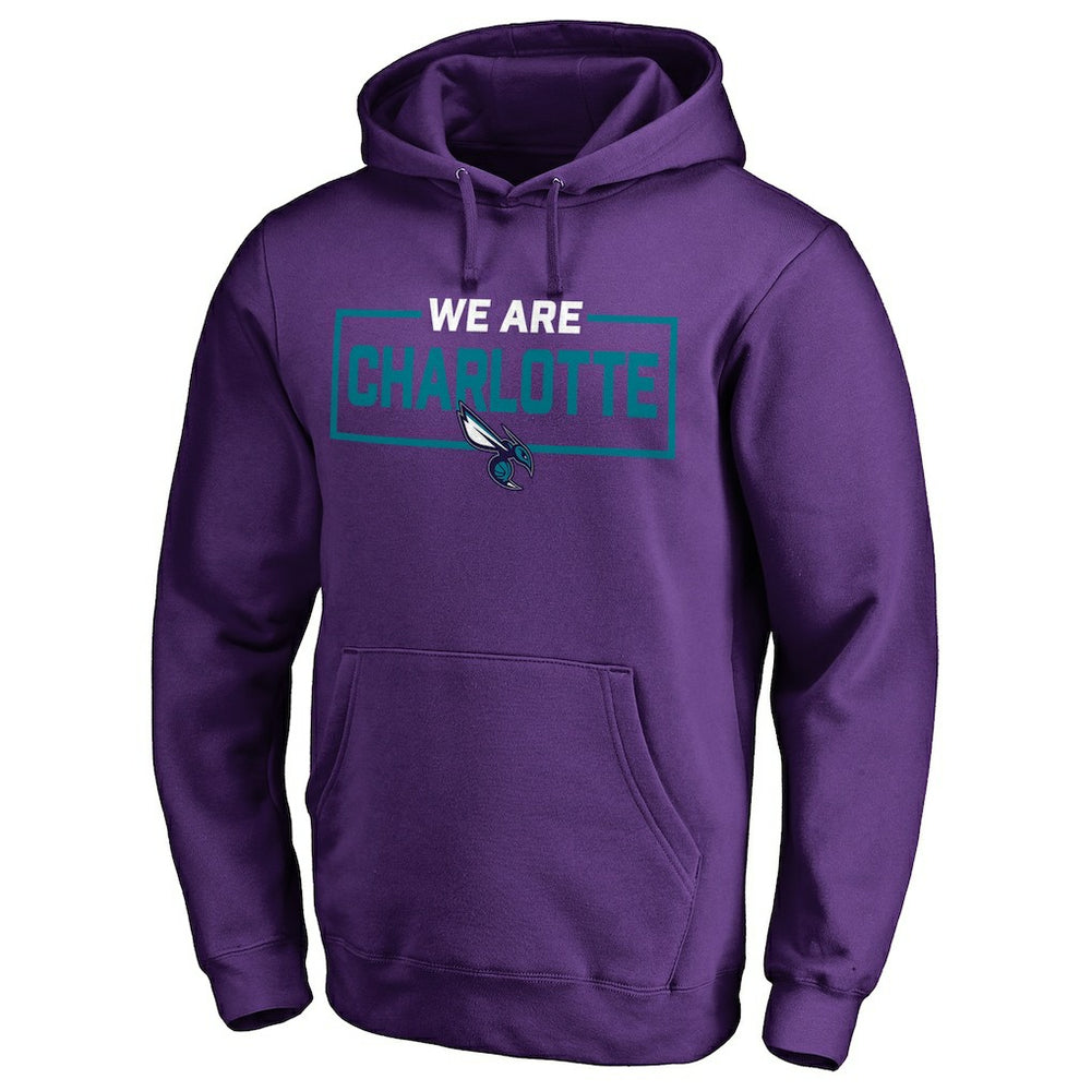 Charlotte Hornets We Are Iconic Collection Pullover Hoodie Purple - NBA