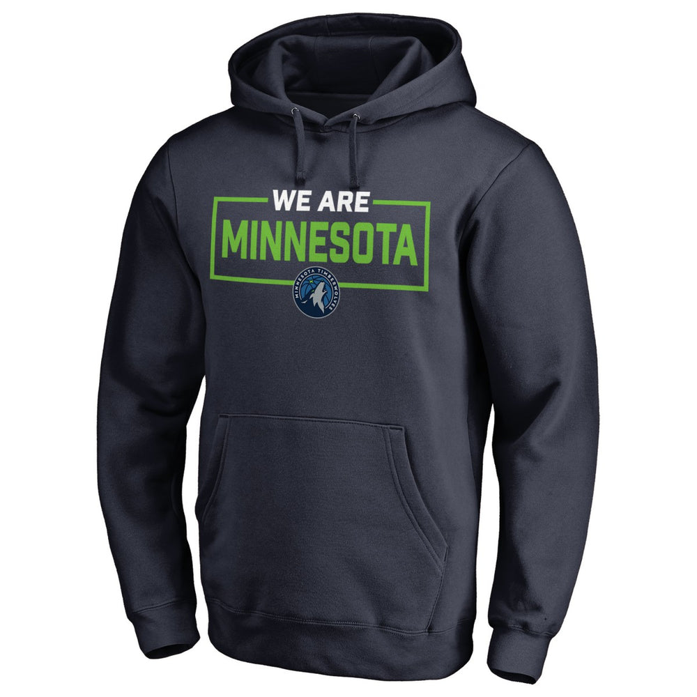 Minnesota Timberwolves We Are Iconic Collection Pullover Hoodie Navy - NBA