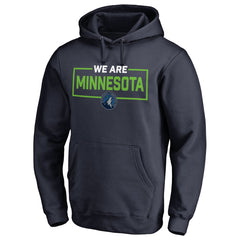 Minnesota Timberwolves We Are Iconic Collection Pullover Hoodie Navy - NBA