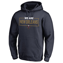 New Orleans Pelicans We Are Iconic Collection Pullover Hoodie Navy - NBA