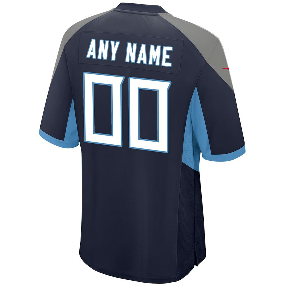 Tennessee Titans Youth Custom Game Jersey Navy | Nike for Sale