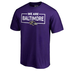 Baltimore Ravens We Are Icon T-Shirt Purple | NFL