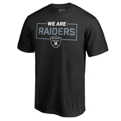 Las Vegas Raiders We Are Icon T-Shirt Black | NFL