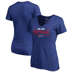 Buffalo Bills Women's We Are Icon V-Neck T-Shirt Royal | NFL