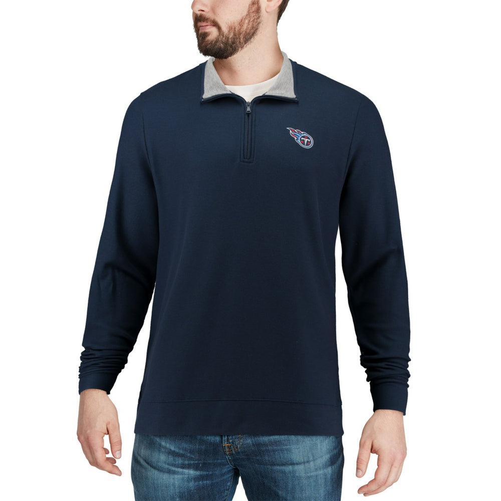 Tennessee Titans Vineyard Vines Saltwater Quarter-Zip Jacket Navy | NFL