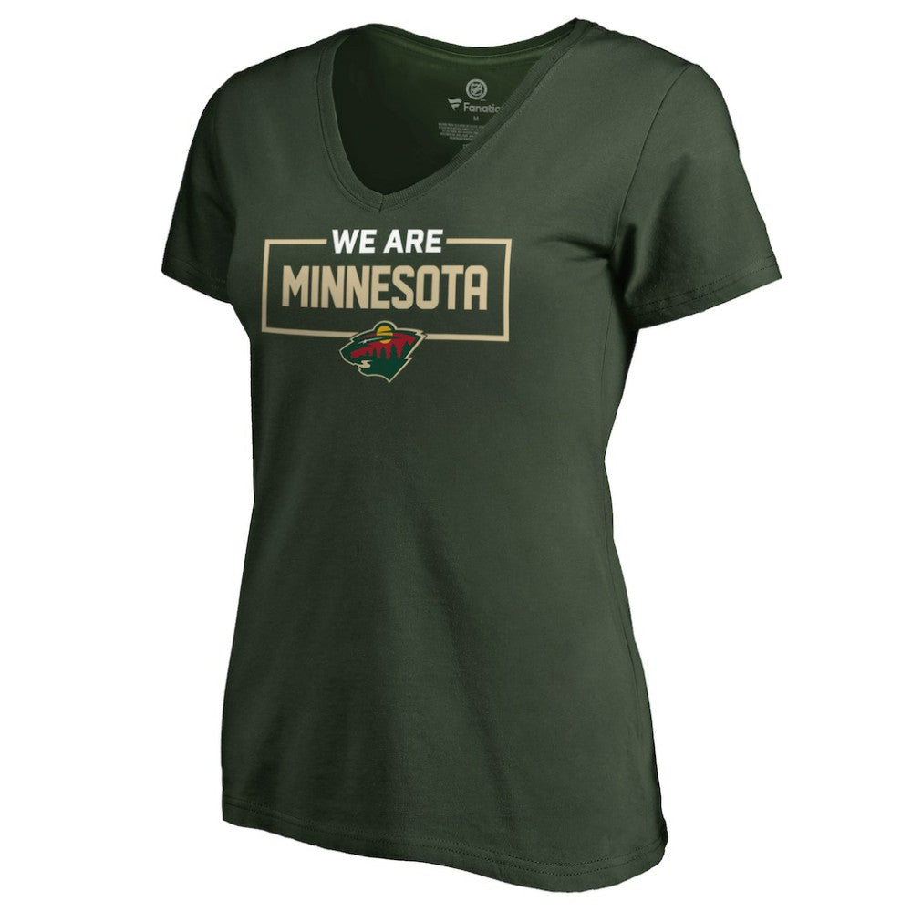 Minnesota Wild Women's Iconic Collection V-Neck T-Shirt - Green - NHL