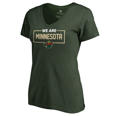 Minnesota Wild Women's Iconic Collection V-Neck T-Shirt - Green - NHL