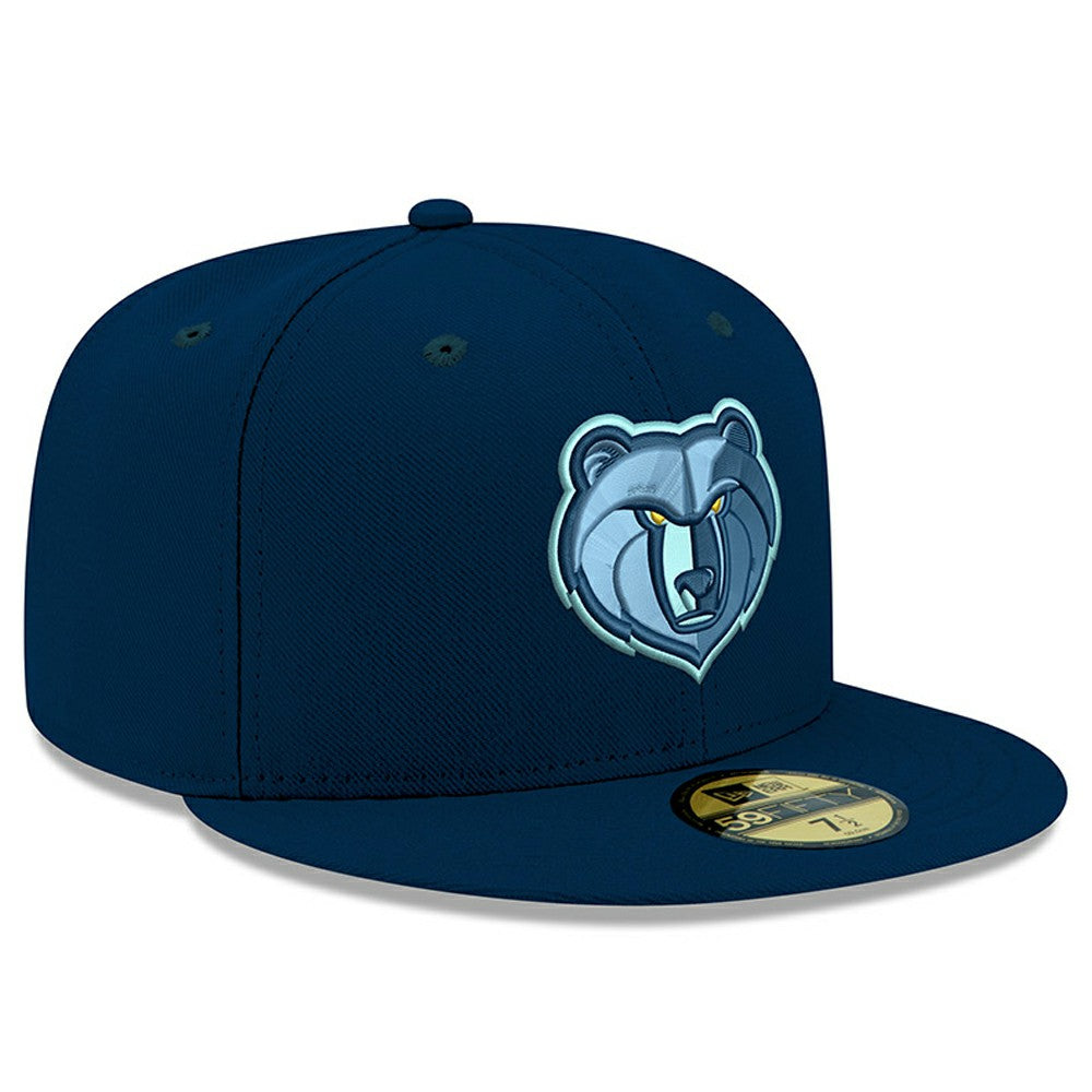 Memphis Grizzlies New Logo Team Color 59FIFTY Fitted Hat Blue - NBA