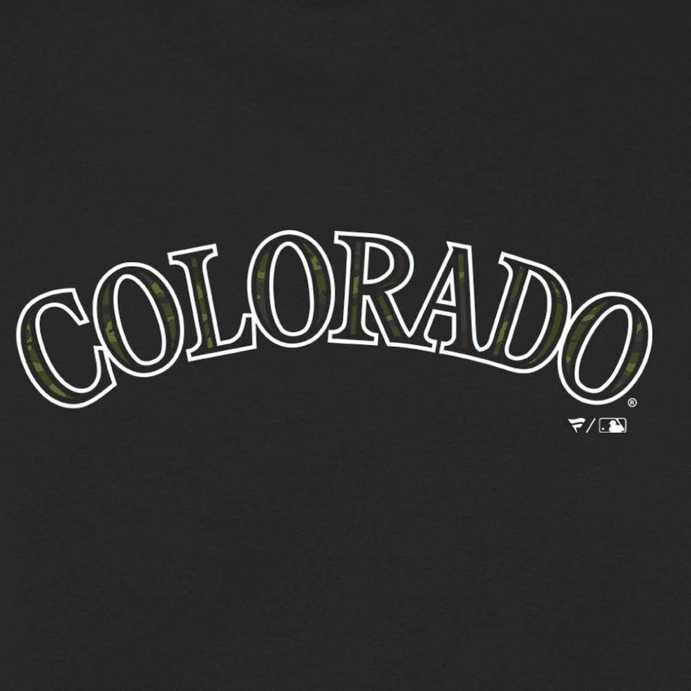 Colorado Rockies Armed Forces Wordmark T-Shirt - MLB