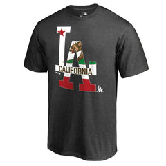 Los Angeles Dodgers Hometown Collection Cali Flag T-Shirt - MLB