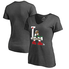 Los Angeles Dodgers Women's Hometown Collection Cali Flag T-Shirt - MLB