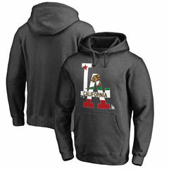 Los Angeles Dodgers Hometown Collection Cali Flag Pullover Hoodie - MLB