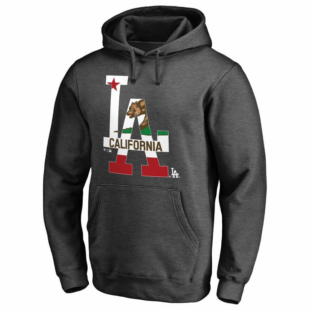 Los Angeles Dodgers Hometown Collection Cali Flag Pullover Hoodie - MLB