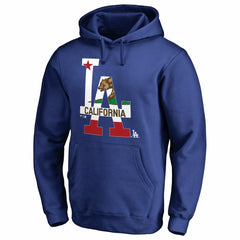 Los Angeles Dodgers Hometown Collection Cali Flag Pullover Hoodie - MLB