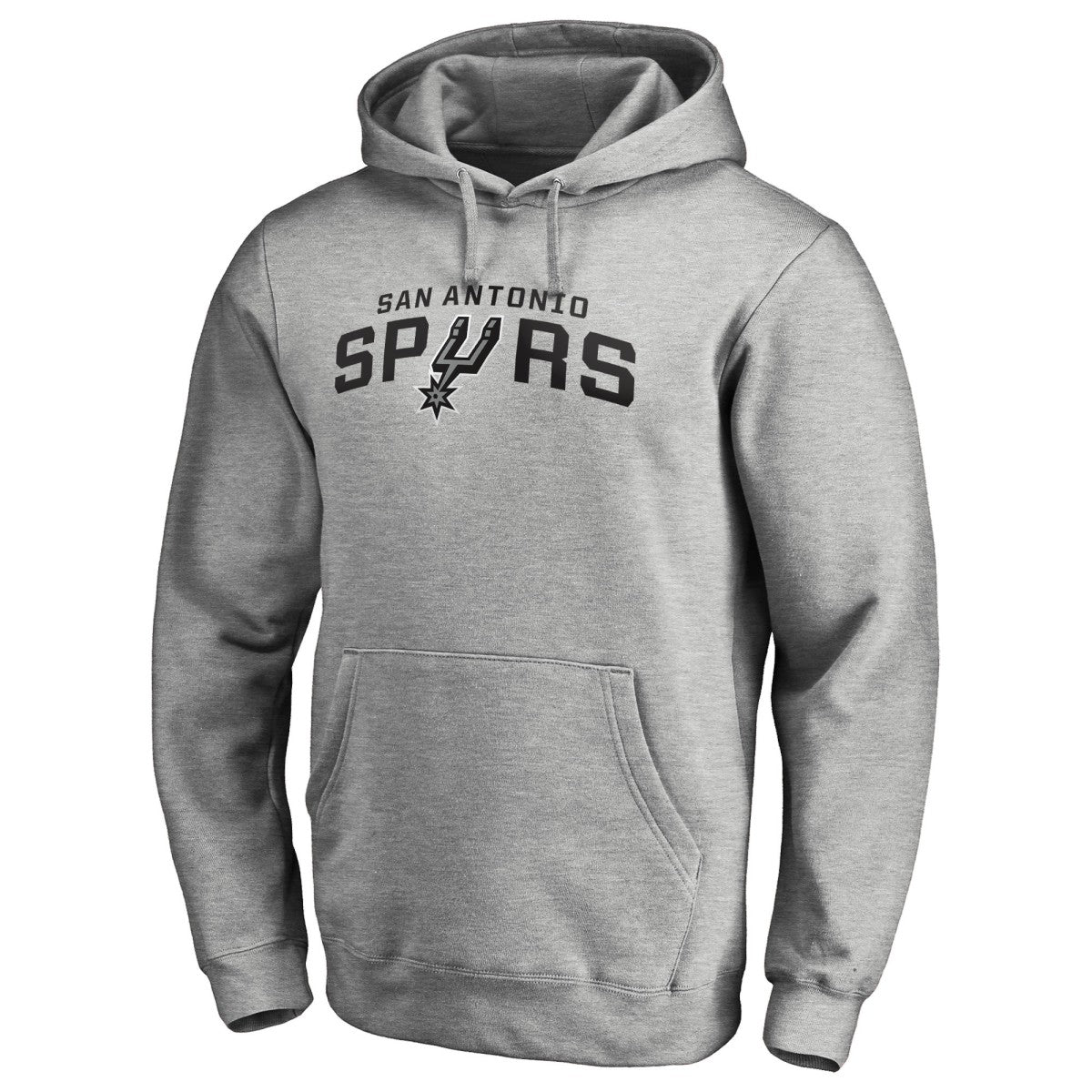 San Antonio Spurs Alternate Logo Pullover Hoodie Heather Gray - NBA