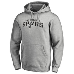 San Antonio Spurs Alternate Logo Pullover Hoodie Heather Gray - NBA
