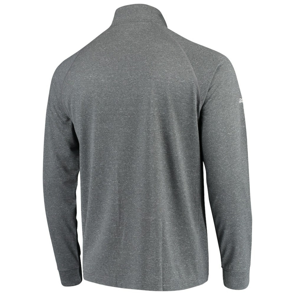 Pittsburgh Pirates Stitches Team Raglan Quarter-Zip Pullover Jacket - MLB