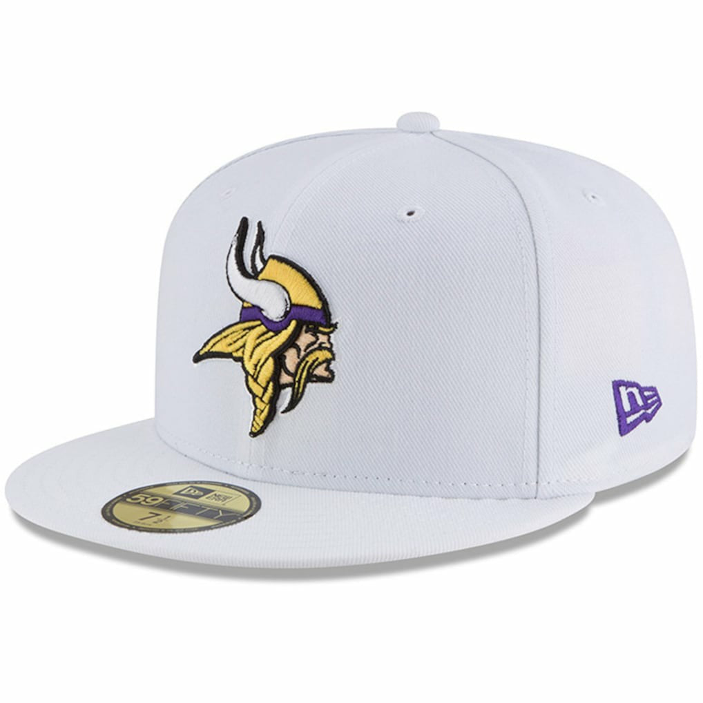 Minnesota Vikings New Era Omaha 59FIFTY Fitted Hat White | NFL