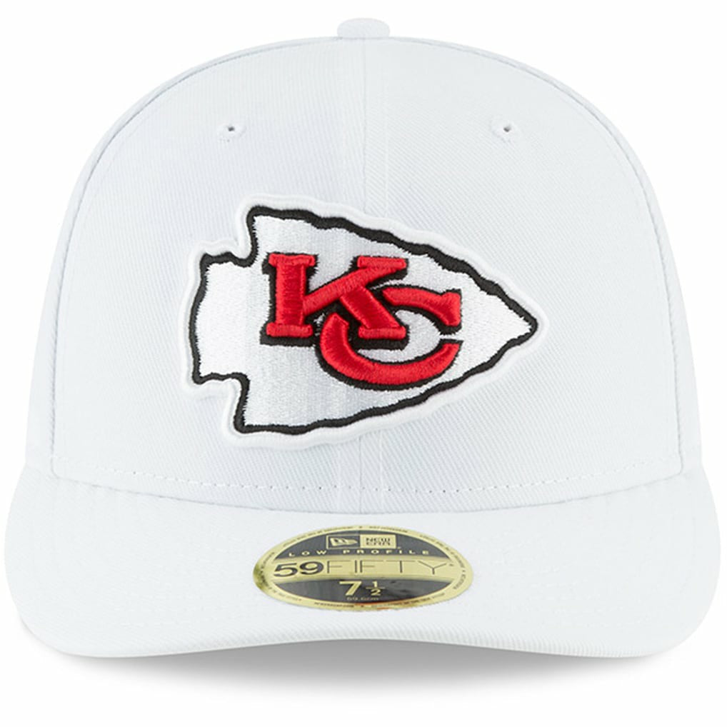 Kansas City Chiefs New Era Omaha Low Profile 59FIFTY Fitted Hat White | NFL