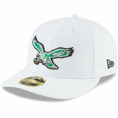 Philadelphia Eagles New Era Omaha Low Profile 59FIFTY Fitted Hat White | NFL
