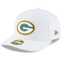Green Bay Packers New Era Omaha Low Profile 59FIFTY Fitted Hat White | NFL