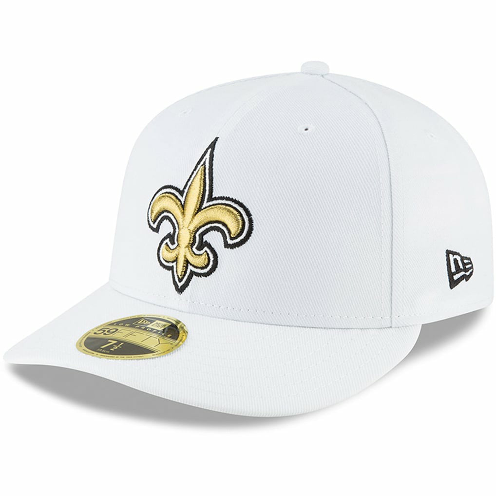 New Orleans Saints New Era Omaha Low Profile 59FIFTY Fitted Hat White | NFL