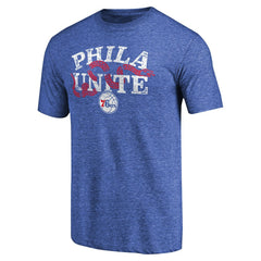 Philadelphia 76ers Hometown Collection Join Or Die Tri-Blend T-Shirt Royal - NBA