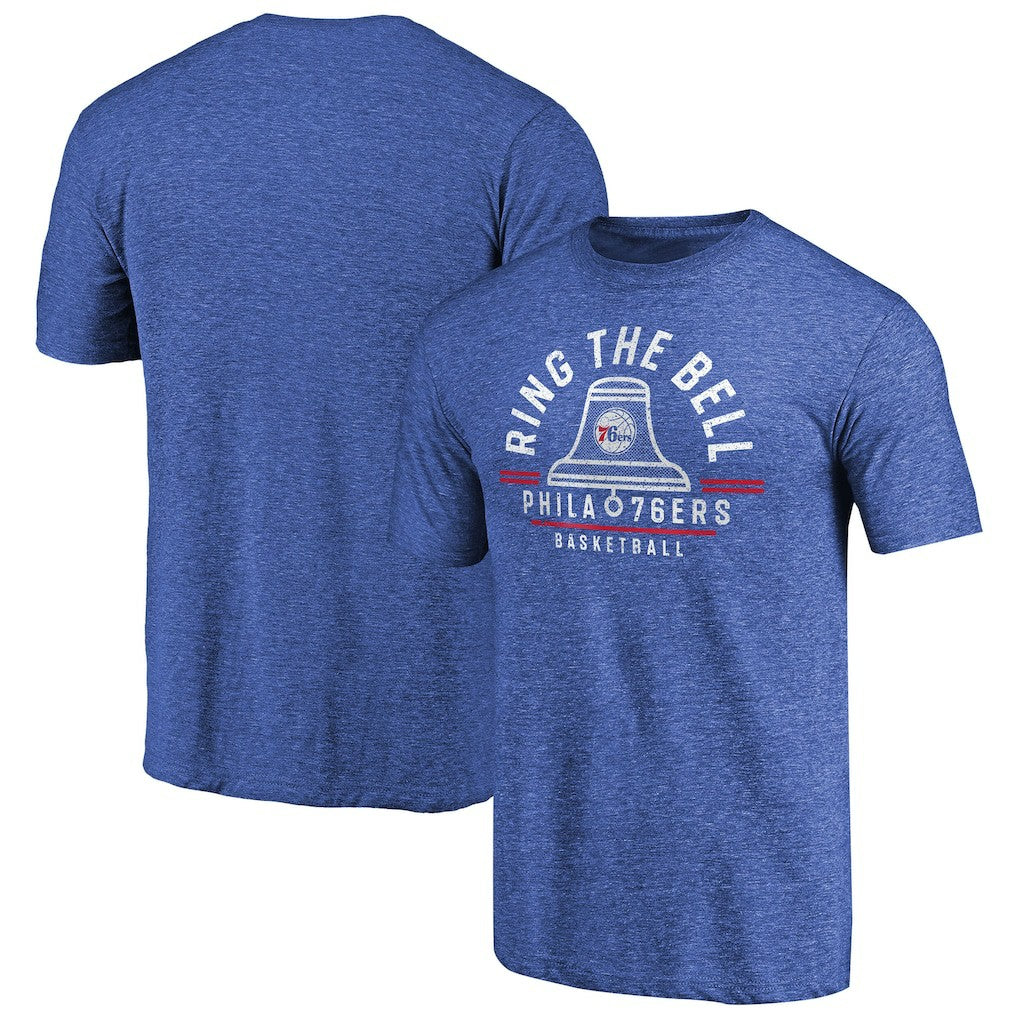 Philadelphia 76ers Hometown Collection Ring the Bell Tri-Blend T-Shirt Royal - NBA