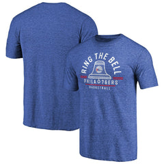 Philadelphia 76ers Hometown Collection Ring the Bell Tri-Blend T-Shirt Royal - NBA