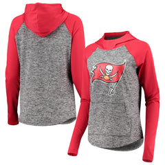 Tampa Bay Buccaneers G-III 4Her by Carl Banks Women's Championship Ring Pullover Hoodie Heathered Gray/Red | NFL