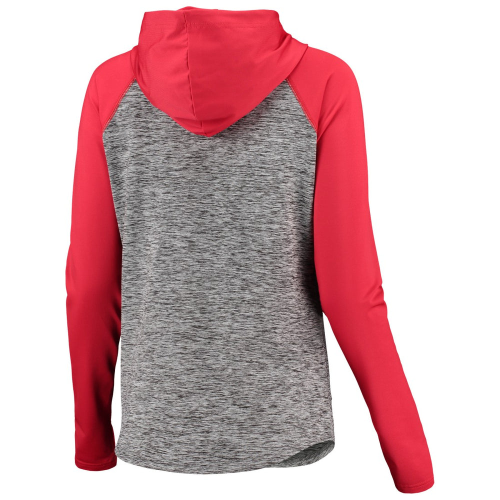 Tampa Bay Buccaneers G-III 4Her by Carl Banks Women's Championship Ring Pullover Hoodie Heathered Gray/Red | NFL