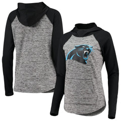 Carolina Panthers G-III 4Her by Carl Banks Women's Championship Ring Pullover Hoodie Heathered Gray/Black | NFL